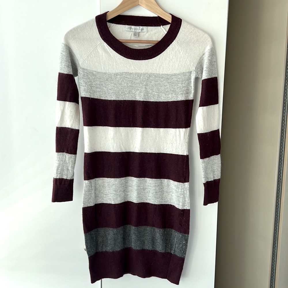 Stripped Sweater Dress